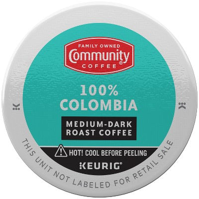 Community Coffee Colombian Altura Medium Roast Coffee - Single Serve Pods - 24ct