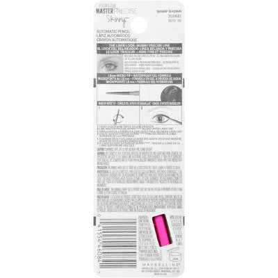 Maybelline Eyestudio Master Precise Skinny Gel Pencil - 220 Sharp Brown - 0.004oz