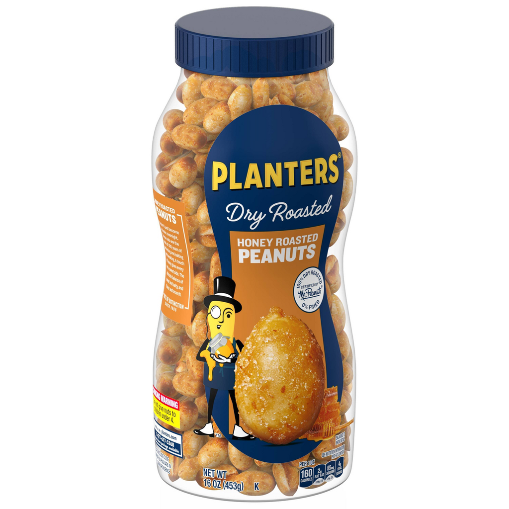 Planters Honey Dry Roasted Peanuts - 16oz