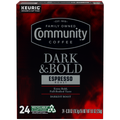 Community Coffee Dark & Bold SS Pods Dark Roast - 24ct