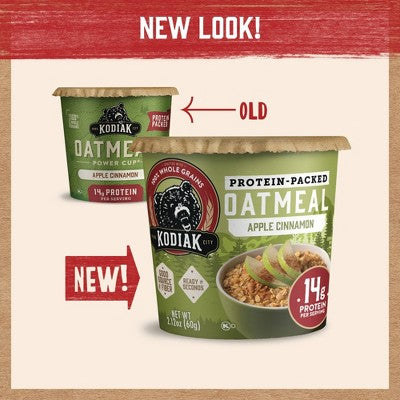 Kodiak Cakes Protein-Packed Single-Serve Oatmeal Cup - 2.12oz