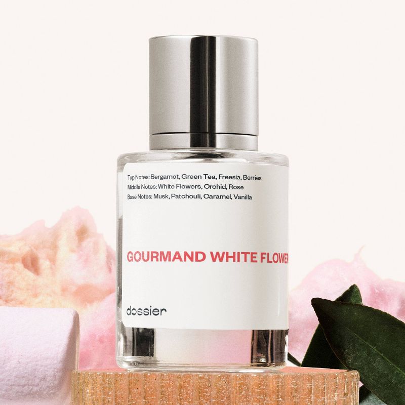 Dossier Women's Perfume, Sweet & Sexy Gourmand Floral, 50ml - Gourmand White Flower