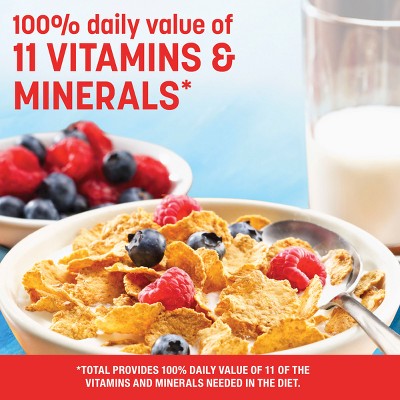 Total Whole Grain Cereal - 16oz - General Mills: No Artificial Sweeteners, No High Fructose Corn Syrup