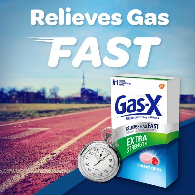 Gas-X Extra Strength Antigas Chewable Cherry Crème Tablets - 18ct