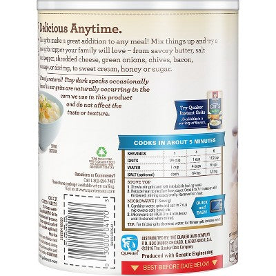 Quaker Original Quick 5 Minute Grits - 24oz