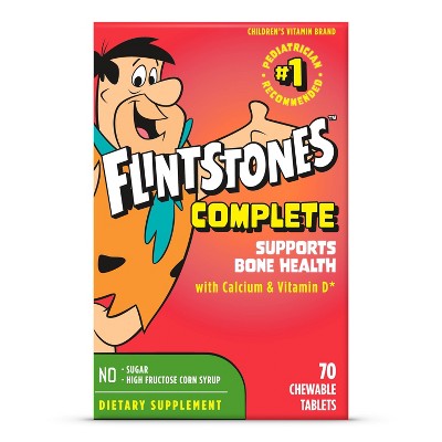 The Flintstones Complete Chewable Kids Vitamins - Fruit Flavors - 70ct