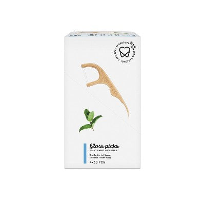 The Humble Co. Plant-Based Dental Floss Picks - Mint - 50ct/4pk