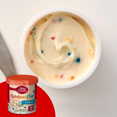 Betty Crocker Rainbow Chip Frosting - 16oz: Gluten-Free, Low Sodium