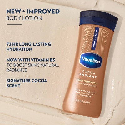 Vaseline Intensive Care Moisturizing Body Lotion with Cocoa Butter Cocoa Radiant - 10 fl oz