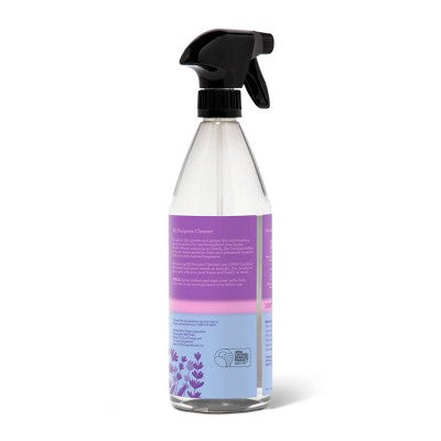 Lavender & Bergamot All Purpose Cleaner - 28 fl oz - Everspring™: Spray Bottle, Liquid Formula, Multi-Surface Use