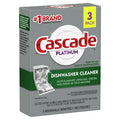 Cascade Platinum Dishwasher Cleaner - 3ct: Phosphate-Free, Scented, Tablet Form