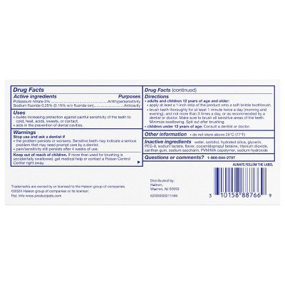 Sensodyne Pronamel Intensive Enamel Repair Whitening Artic Breeze - 3.4oz