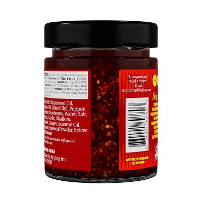 Fly by Jing Original Sichuan Chili Crisp Vegan Crispy Hot Sauce - 6oz