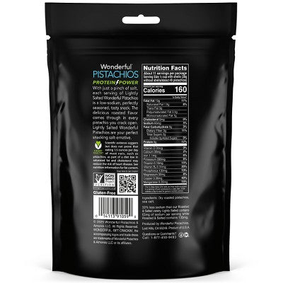 Wonderful Lightly Salted Roasted Pistachios - 20oz
