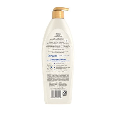 Jergens Original Scent with Cherry Almond Essence Dry Skin Moisturizer, Long Lasting Hydration
