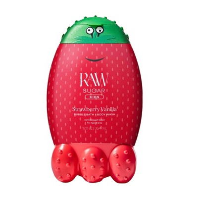 Raw Sugar Kids' Gentle Nourishing Bubble Bath + Body Wash - 12 fl oz