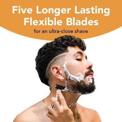 BiC Flex 5 Men's Disposable 5-Blade Razors - 2ct: Face, Neck, With Aloe, Vitamin E