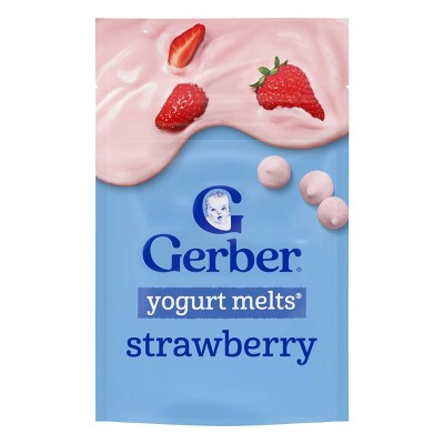 Gerber Strawberry Yogurt Melts Baby Snacks