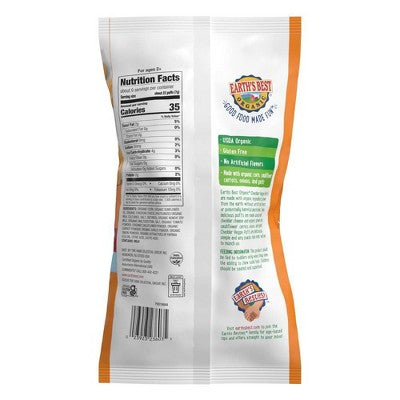 Earth's Best Organic Veggie Cheddar Puffs Baby & Toddler Snacks Sesame Street - 1.55oz