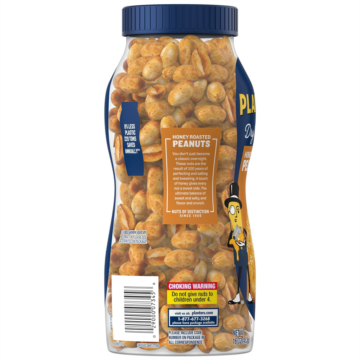 Planters Honey Dry Roasted Peanuts - 16oz
