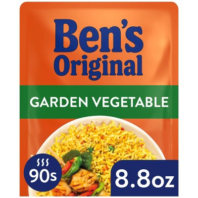Ben's Original Ready Rice Garden Vegetable Microwavable Pouch - 8.8oz: No Artificial Flavors, Colors Or Preservatives