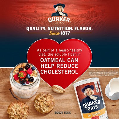 Quaker Whole Grain Quick 1-Minute Oats - 42oz
