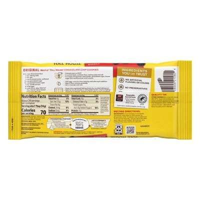 Nestle Toll House Semi-Sweet Chocolate Chips for Cookie Baking - 12oz: Gluten-Free, No Preservatives