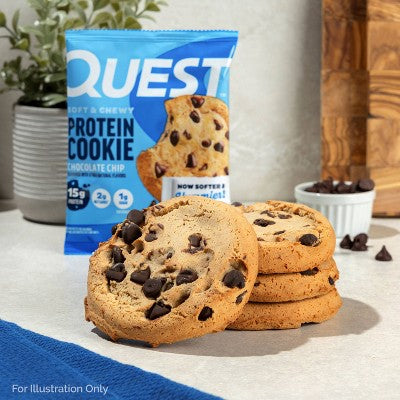Quest Nutrition 15g Protein Cookie - Chocolate Chip Cookie - 8ct