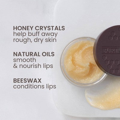 Burt's Bees Natural Conditioning Lip Scrub with Exfoliating Honey Crystals - 0.25oz