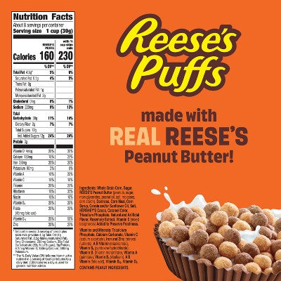 Reese's Puffs Breakfast Cereal