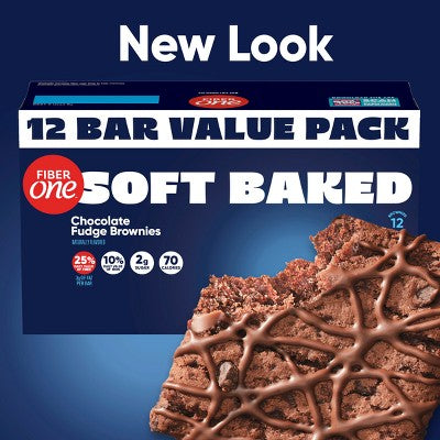 Fiber One Chocolate Fudge Brownies - 10.6oz - 12ct