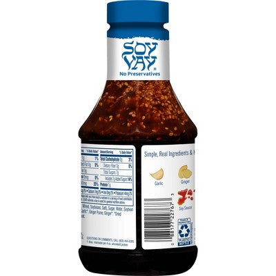 Soy Vay Marinade & Sauce Veri Veri Teriyaki 21oz: Mild Spice Level