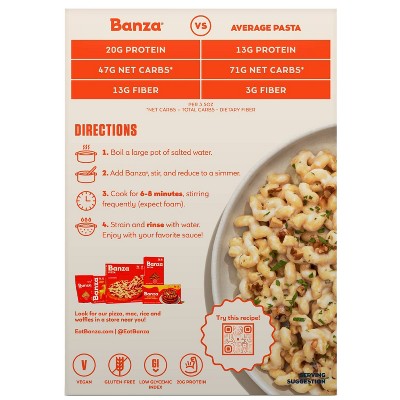 Banza Gluten Free Chickpea Cavatappi - 8oz