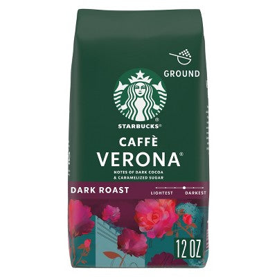 Starbucks Dark Roast Ground Coffee — Caffè Verona — 100% Arabica — 1 bag (12 oz