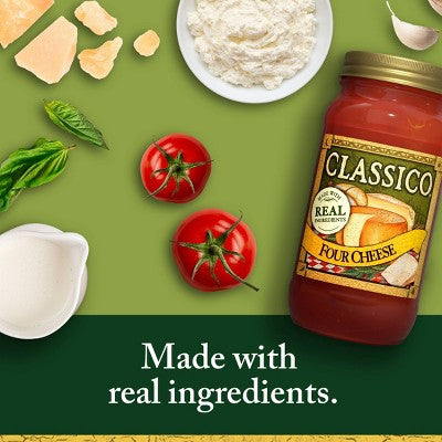 Classico Four Cheese Pasta Sauce 24oz