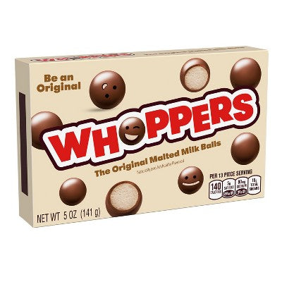 Whoppers Malted Milk Balls Movie Theater Box Candy - 5oz