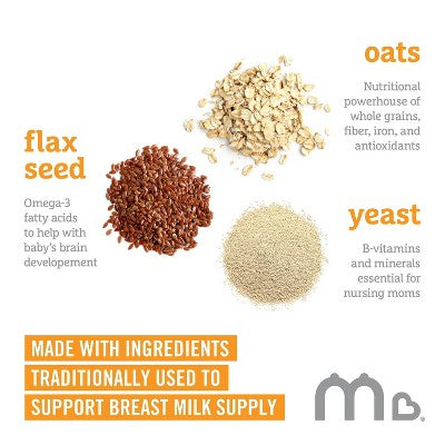 Munchkin Milkmakers Lactation Cookie Bites Oatmeal Chocolate Chip