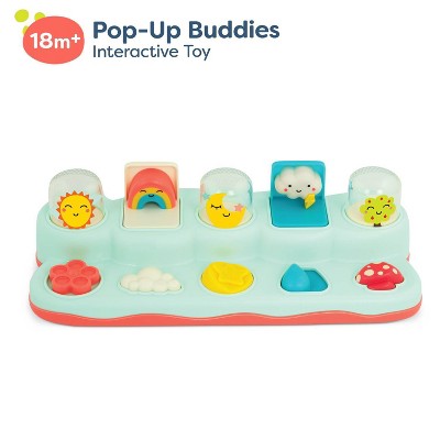 B. toys - Interactive Toy - Pop-Up Buddies: Educational Baby & Toddler Toy for Memory & Fine Motor Skills
