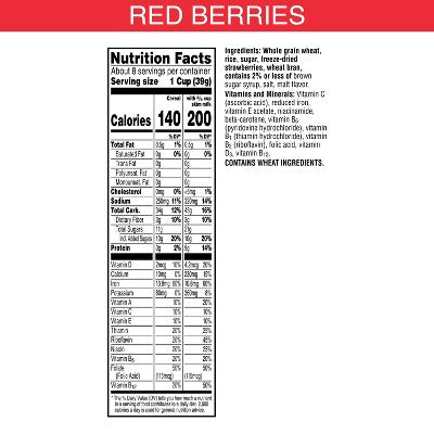 Kellogg's Special K Red Berries Cereal - 11.4oz: Low Fat, Whole Grain