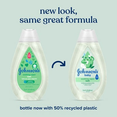 Johnson's Baby Vapor Bath, Soothing Aromas to Relax and Comfort Babies, Hypoallergenic - 13.6oz