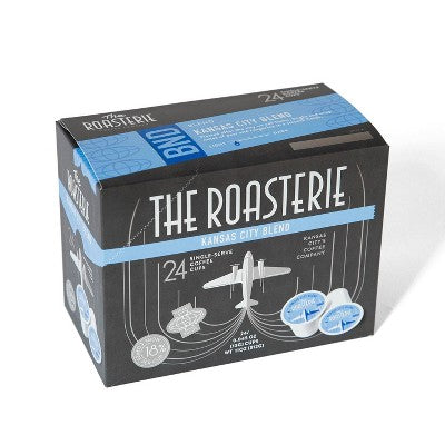 The Roasterie Kansas City Blend Single Serve Light Roast Coffee - 24ct: Compatible With Keurig