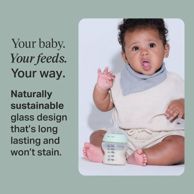 Tommee Tippee Natural Start 3-in-1 Glass Bottle Kit - 9oz/3pk