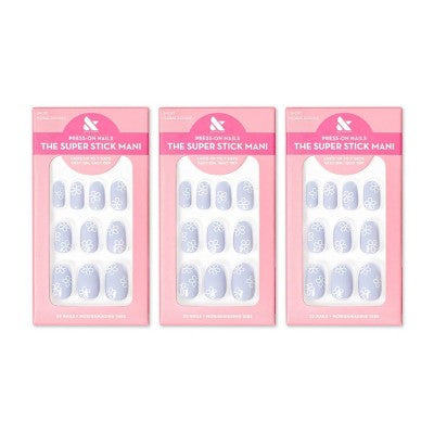 Olive & June Press-On Nails - S Round - Floral Doodle