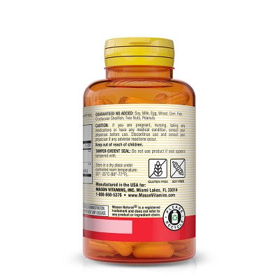 Mason Natural Tart Cherry with Turmeric Dietary Supplement Caplets - 60ct