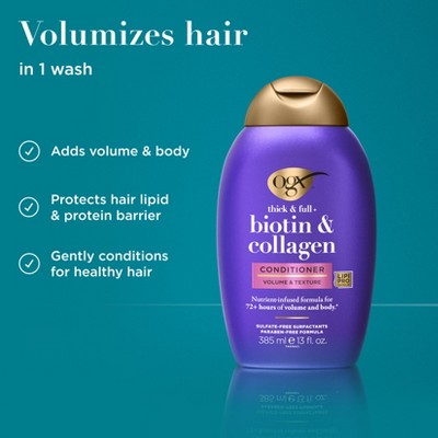 OGX Thick Full Biotin Collagen Conditioner