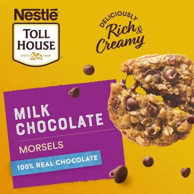 Nestle Toll House Milk Chocolate Chips for Cookie Baking - 11.5oz: Gluten-Free, No Artificial Flavors