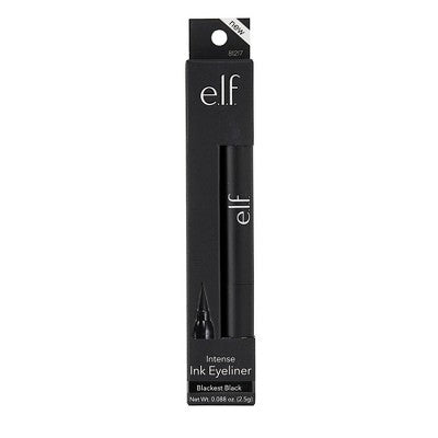e.l.f. Intense Ink Eyeliner Blackest Black - 0.088fl oz