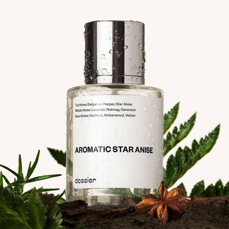 Dossier Men's Perfume, Inspired by Dior's Sauvage, Outdoorsy, Fresh Scent, 50ml - Aromatic Star Anise