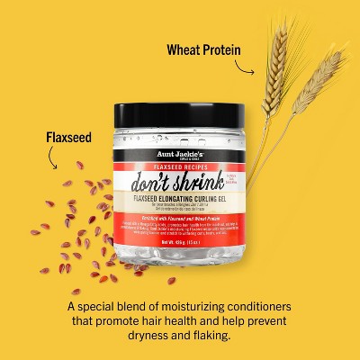 Aunt Jackie's Flaxseed Don't Shrink Curling Gel - 15oz