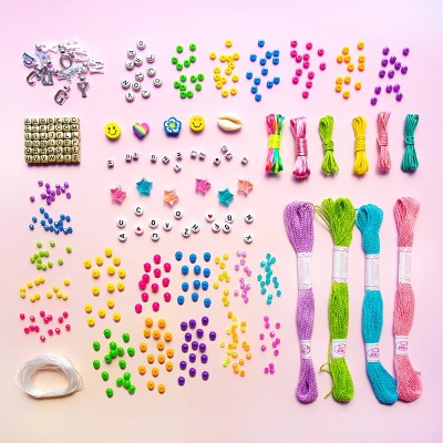 Word Wear Personalized Jewelry Making Set - It's So Me: Bracelet & Friendship Kit for Girls, 1175 Pieces, Beads & Charms